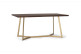 Esstisch Holz und Eisen Braun 170x90x76cm