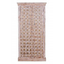 Schrank Holz, Bronze Weiß 90x40x180cm
