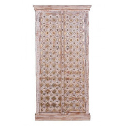 Schrank Holz, Bronze Weiß 90x40x180cm
