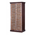Wooden Wardrobe, Brown Bronze 90x40x180cm