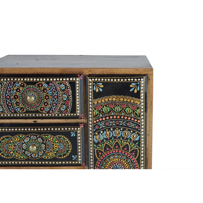 Nachttisch mit 4 Schubladen Holz Braun 45x30x60cm