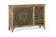 Buffet 4 Tiroirs Bois Marron 107x35x73cm