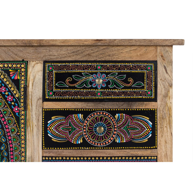 Anrichte mit 4 Schubladen Holz Braun 107x35x73cm