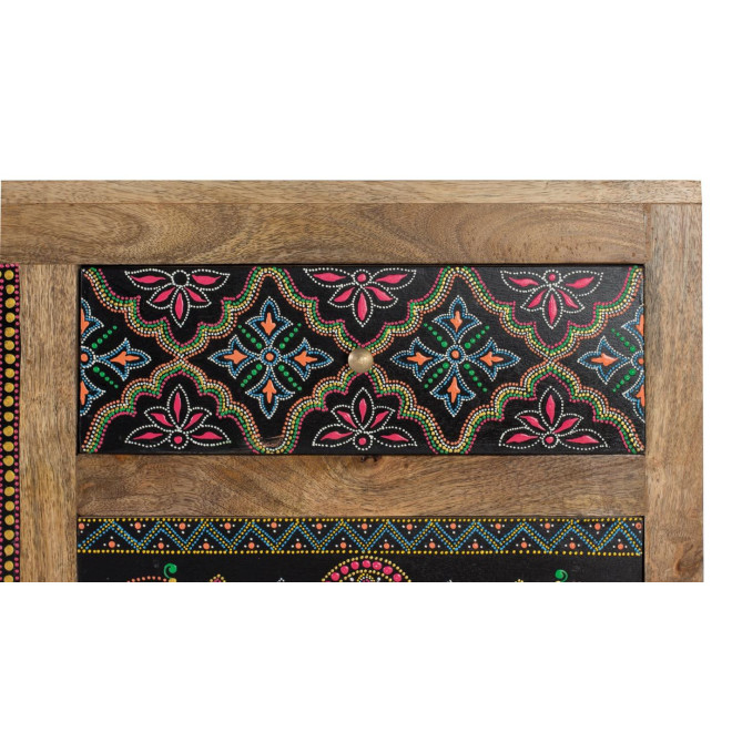 Anrichte mit 4 Schubladen Holz Braun 88x35x79cm
