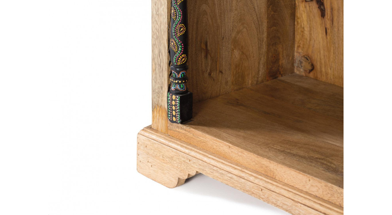 Anrichte mit 4 Schubladen Holz Braun 88x35x79cm