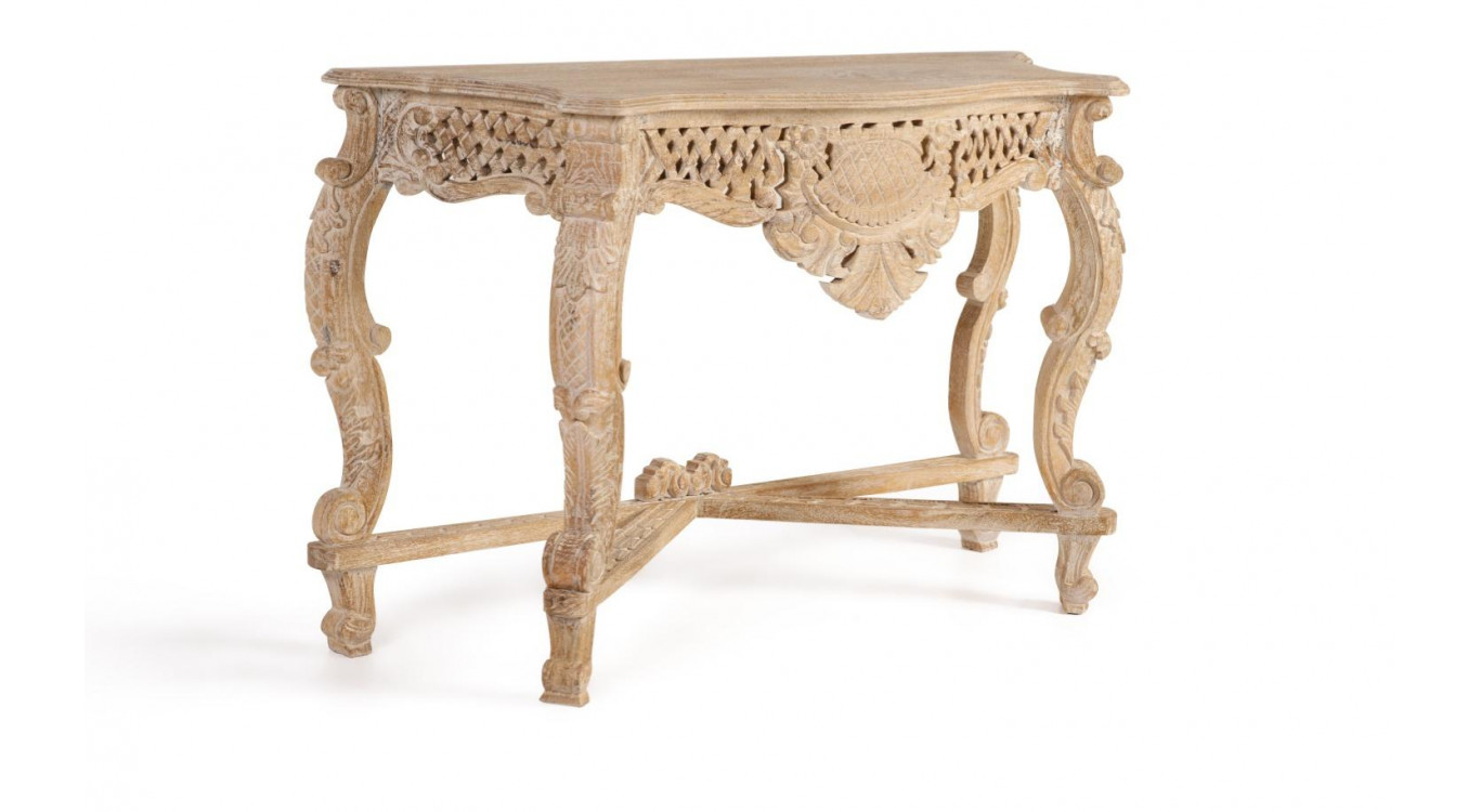 Console Bois Marron 120x42x76cm