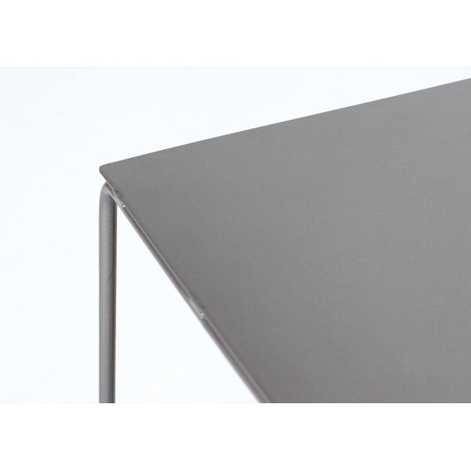 3er-Set Eisen Schwarz 36x101x50cm