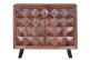 Anrichte mit 2 Schubladen Holz, Eisen Braun 100x40x87cm