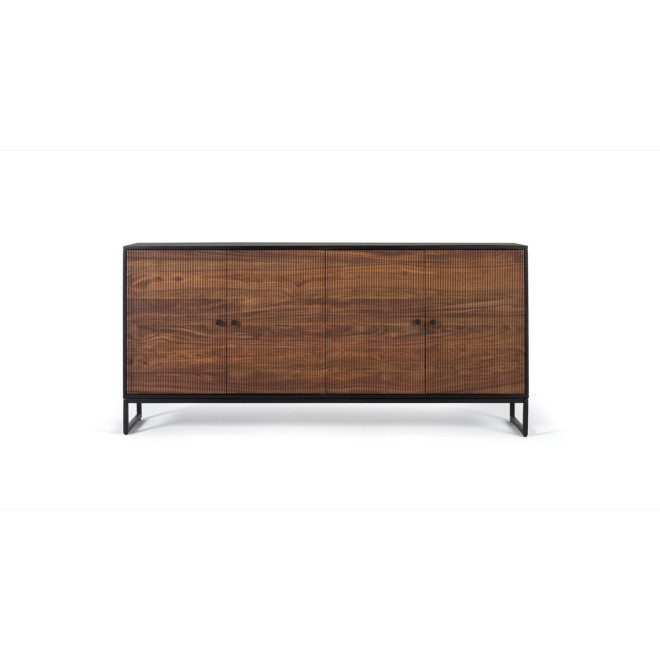 Bahut Bois et Fer Marron 170x40x80cm