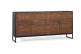 Brown Wood and Iron Sideboard 170x40x80cm