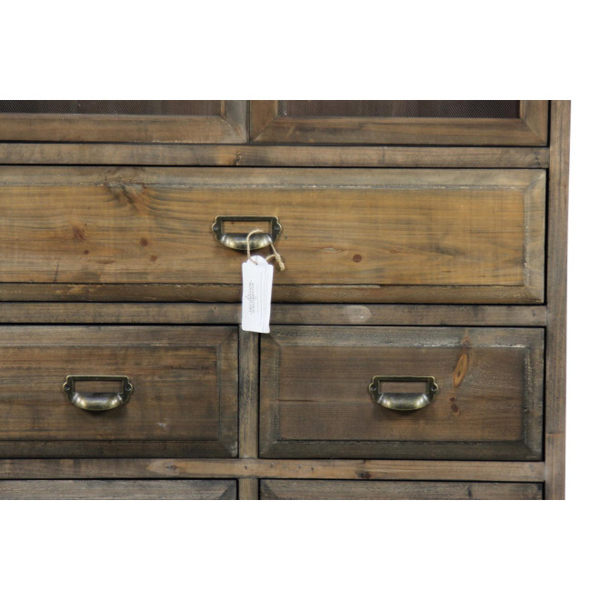 Buffet Vaisselier Rangement Holz 5 Schubladen 81x35x169cm