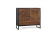 Buffet Bois et Fer Marron 90x40x80cm