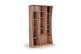 Bücherregal Holz Braun 120x38x200cm