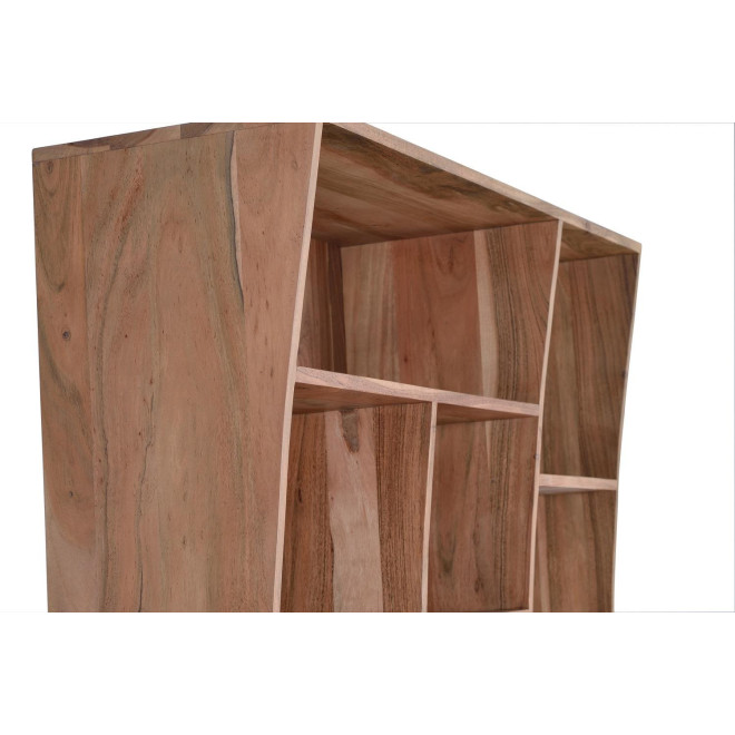 Bücherregal Holz Braun 120x38x200cm