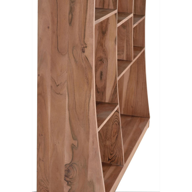Bücherregal Holz Braun 120x38x200cm