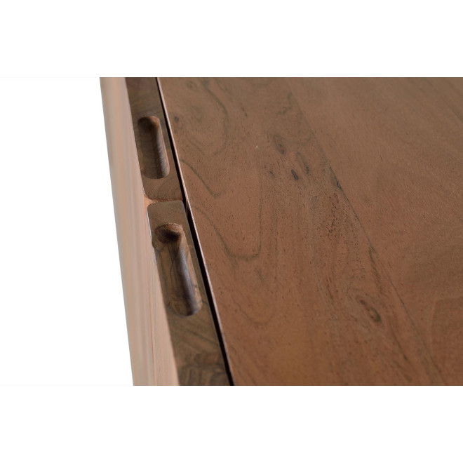 Bahut Bois, Fer Marron 220x45x74cm