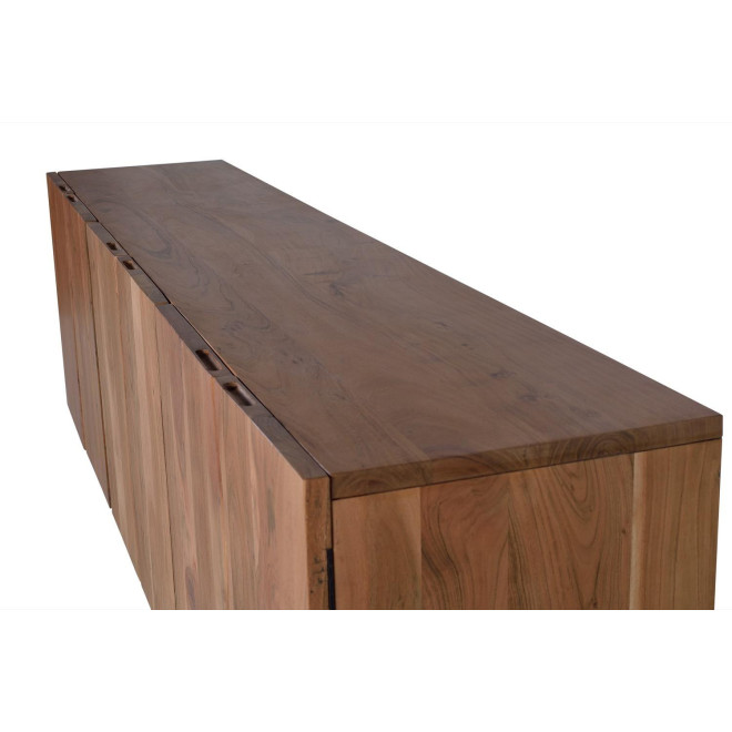 Bahut Bois, Fer Marron 220x45x74cm