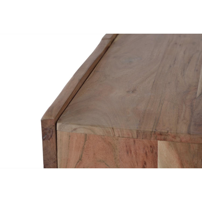 Truhe Holz, Eisen Braun 200x40x90cm