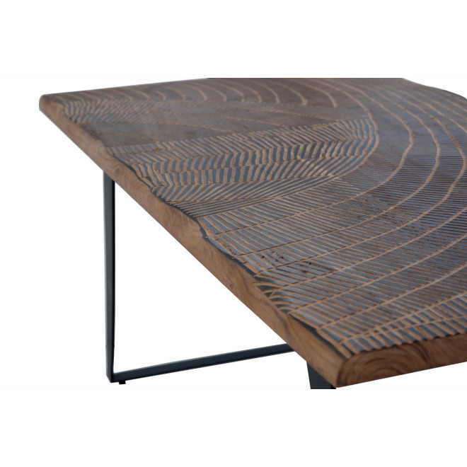 Esstisch Holz, Eisen Braun 180x90x78cm