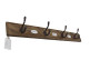 Coat hook Wood 4 hooks 79.5x10x10.5cm