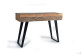 Console 2 cassetti Legno, ferro marrone 110x40x77cm
