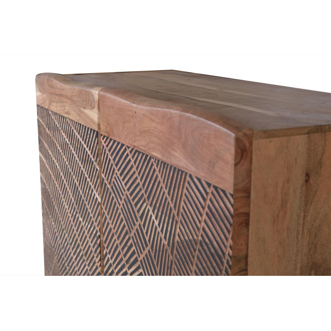 Anrichte Holz, Eisen Braun 90x40x86cm