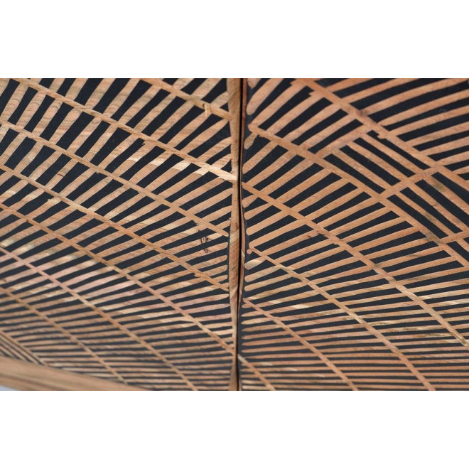 Anrichte Holz, Eisen Braun 90x40x86cm