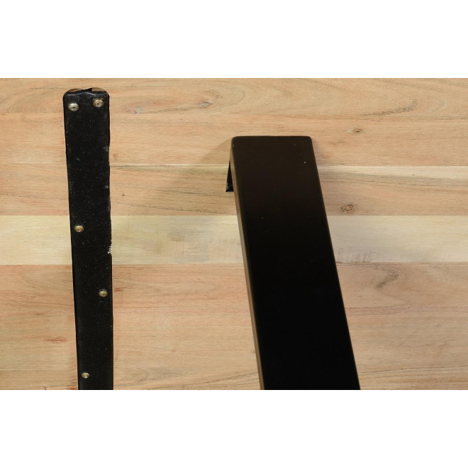 Esstisch Holz, Eisen Braun 180x90x76cm