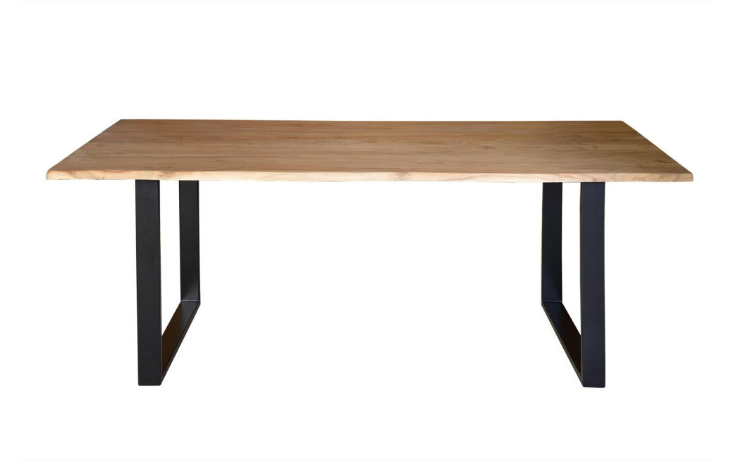 Esstisch Holz, Eisen Braun 160x90x76cm