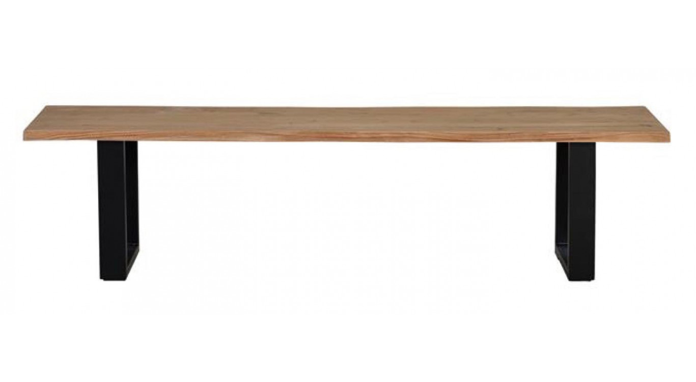 Bank Holz, Eisen Braun 180x42x45cm