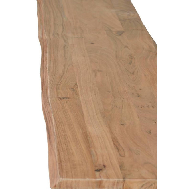 Bank Holz, Eisen Braun 180x42x45cm