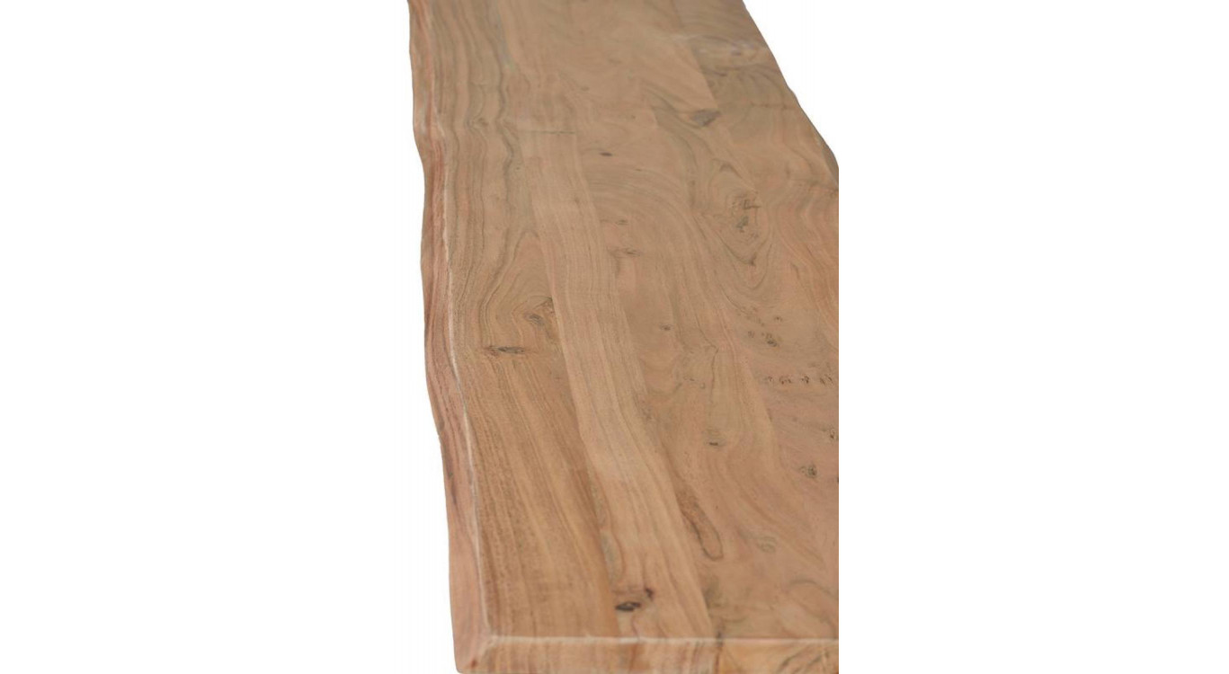 Bank Holz, Eisen Braun 180x42x45cm