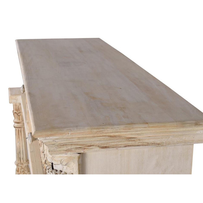 Anrichte mit 2 Schubladen Holz Weiß 120x45x100cm