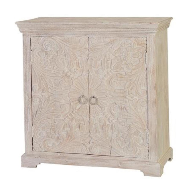 Buffet Bois Blanc 90x40x90cm