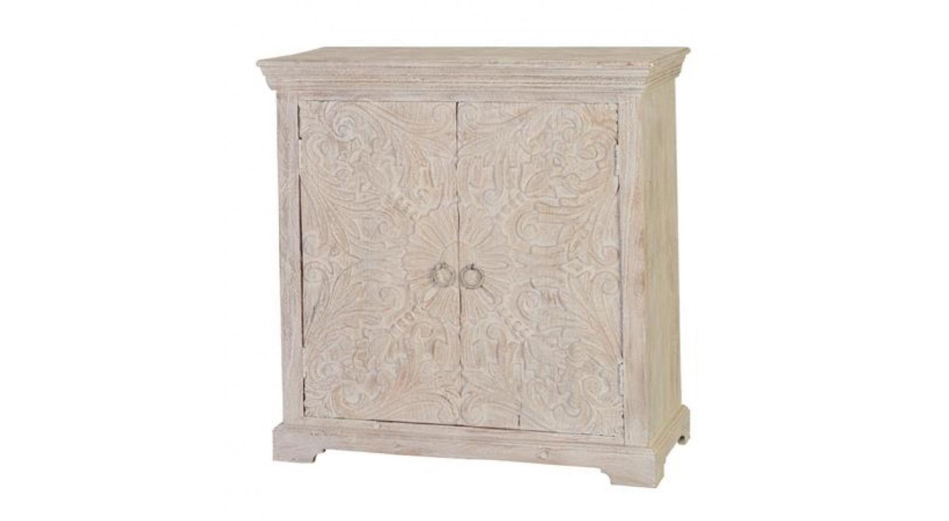 Buffet Bois Blanc 90x40x90cm