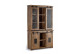 Cassettiera Legno, Ferro Marrone 120x47x200cm