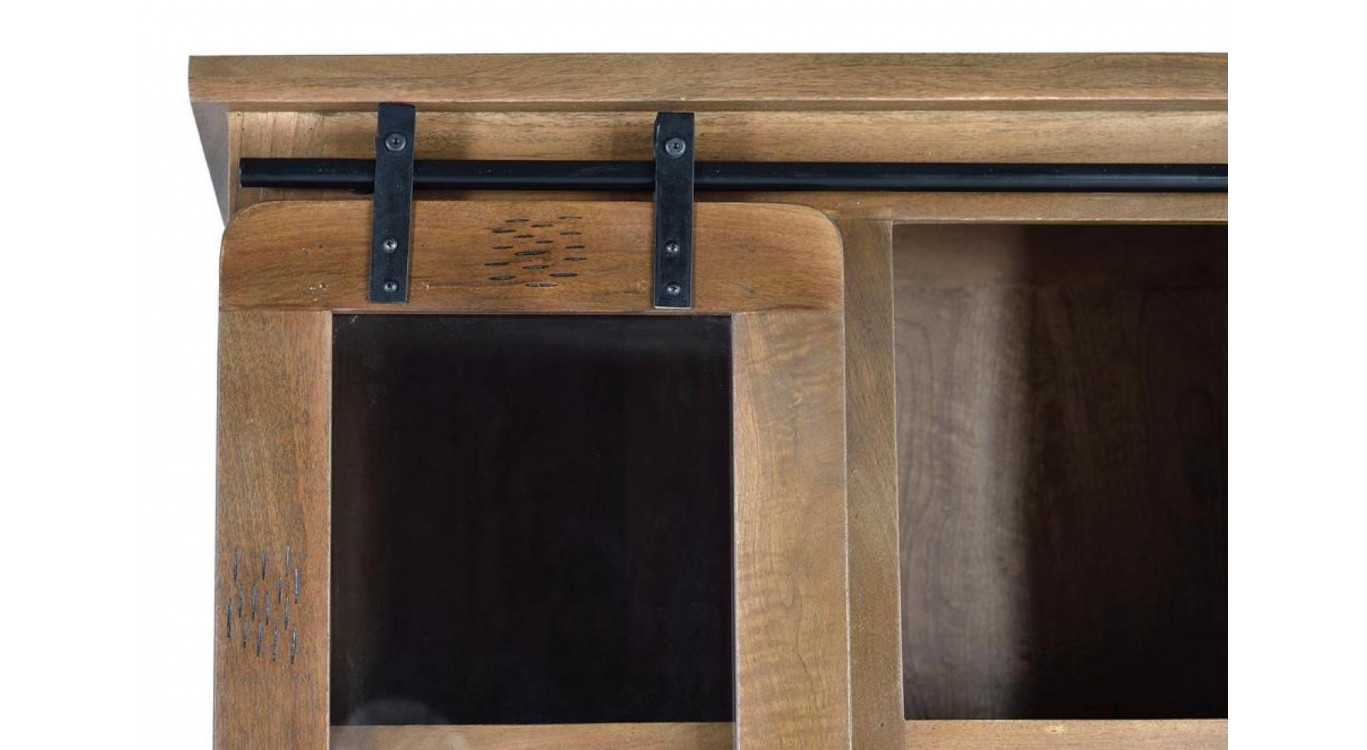 Vaisselier Holz, Eisen Braun 120x47x200cm