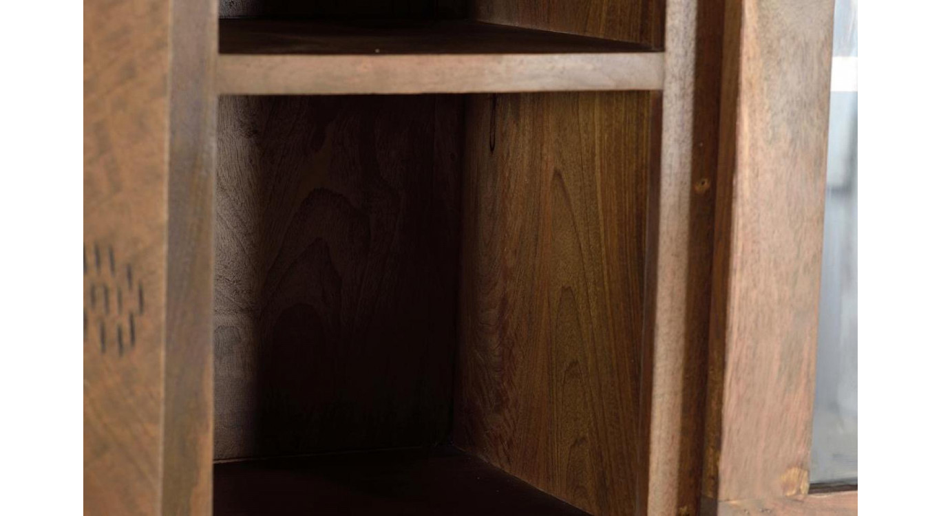 Vaisselier Holz, Eisen Braun 120x47x200cm