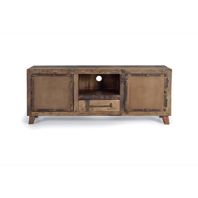 TV-Möbel 1 Schublade Holz Braun 150x40x60cm