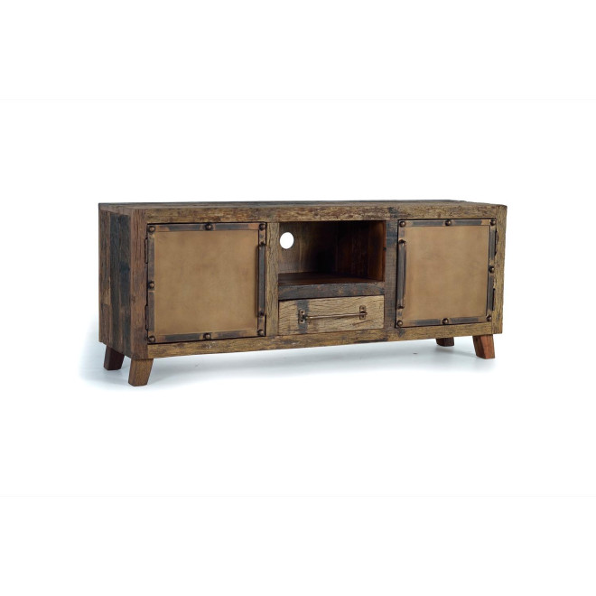 TV-Möbel 1 Schublade Holz Braun 150x40x60cm
