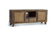Meuble TV 1 Tiroir Bois Marron 150x40x60cm