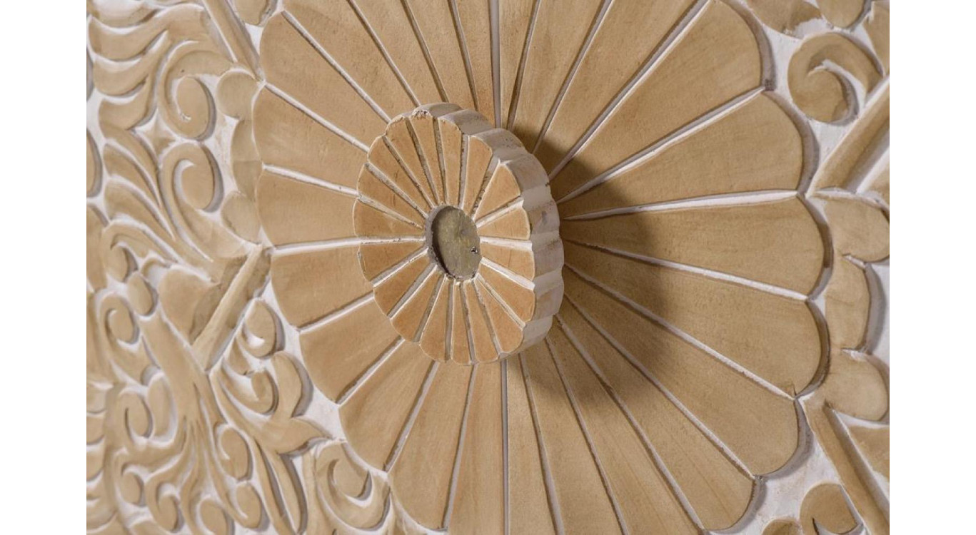 Anrichte Holz Weiß 90x35x76cm
