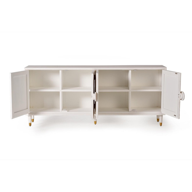 Bahut Bois Blanc 190x40x80cm