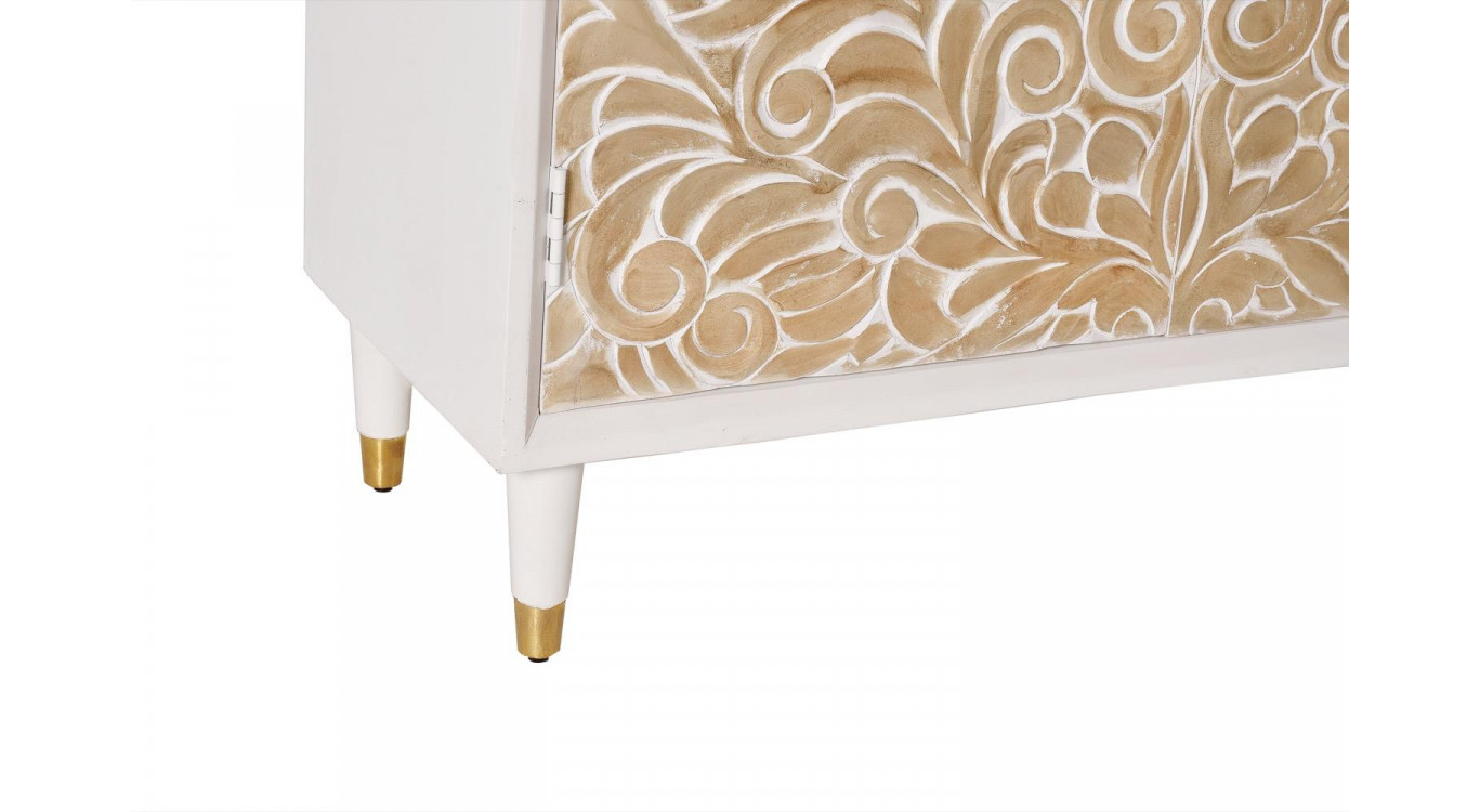Bahut Bois Blanc 190x40x80cm