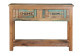 Console 2 Tiroirs BoisMarron 106x33x76cm