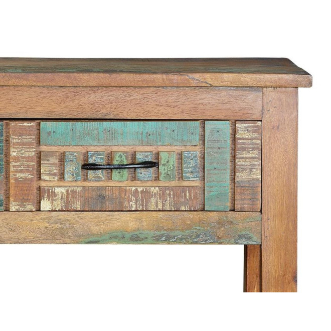 Konsole mit 2 Schubladen HolzBraun 106x33x76cm
