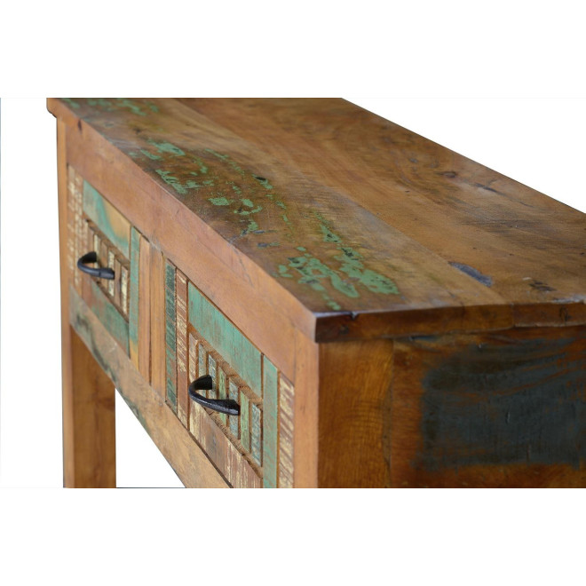 Konsole mit 2 Schubladen HolzBraun 106x33x76cm