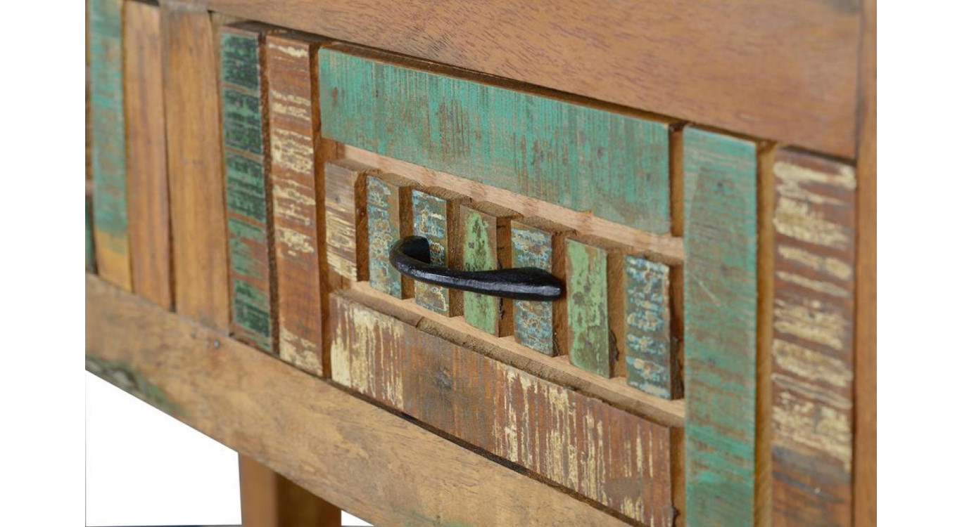 Konsole mit 2 Schubladen HolzBraun 106x33x76cm