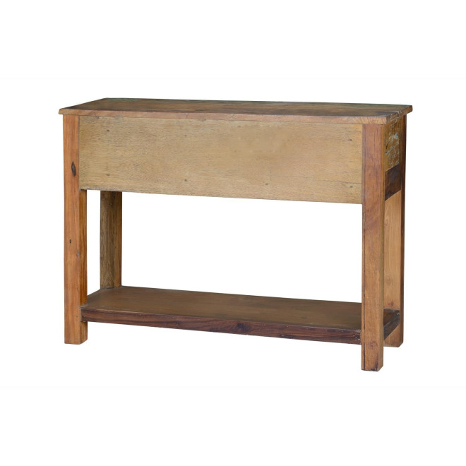 Konsole mit 2 Schubladen HolzBraun 106x33x76cm