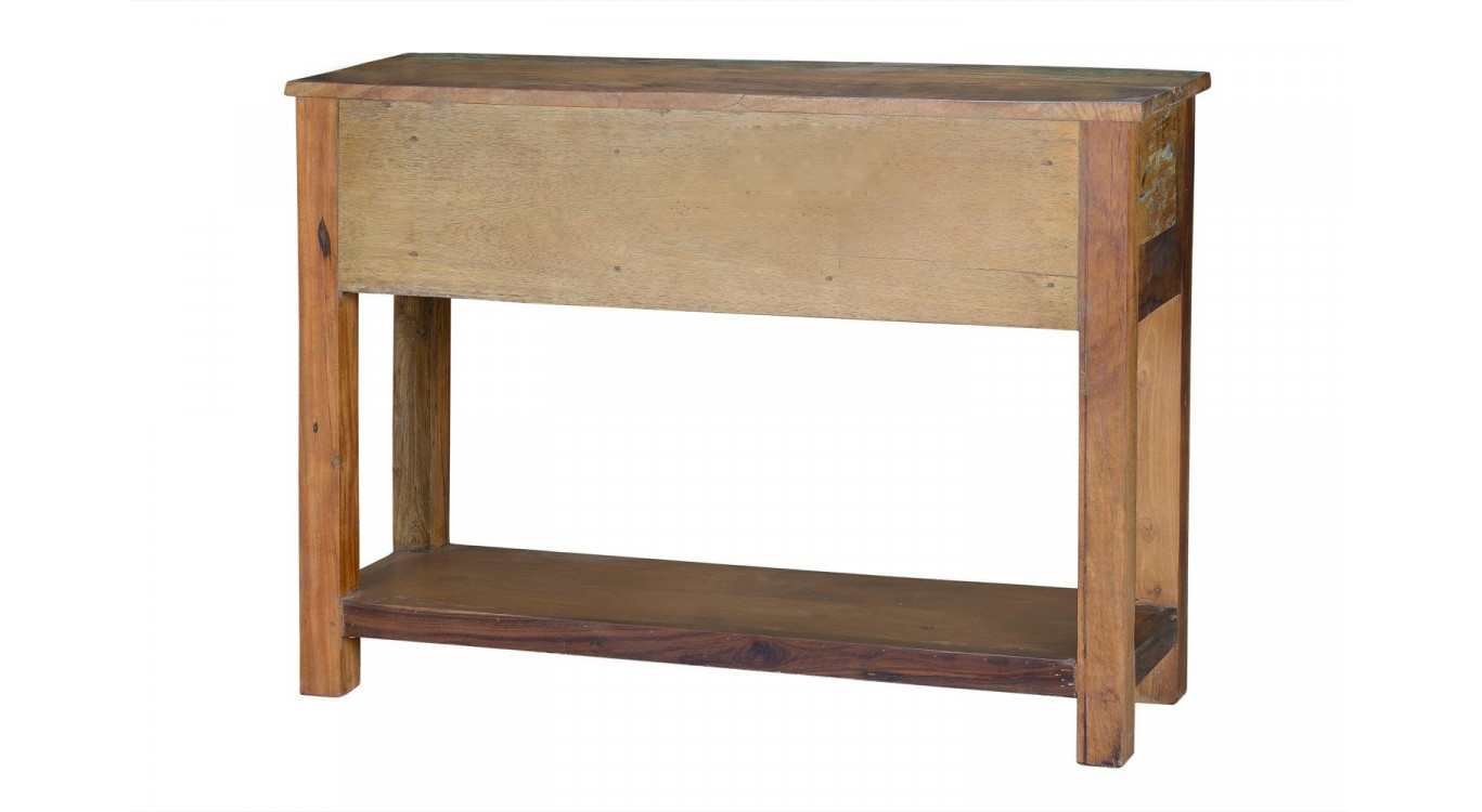 Konsole mit 2 Schubladen HolzBraun 106x33x76cm